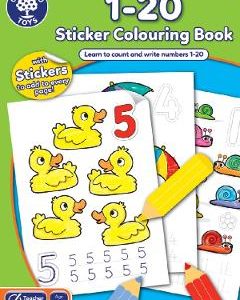 1-20. Carte de colorat cu activitati 4+